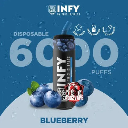 infy 6000 puffs blueberry