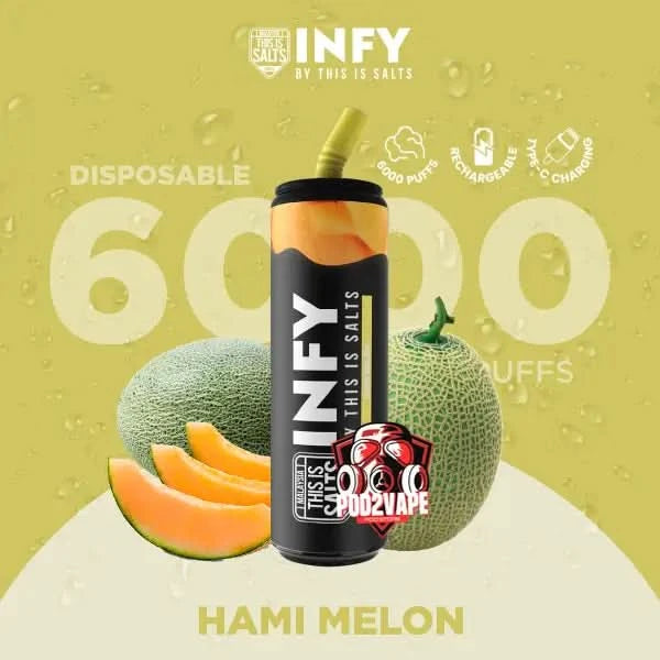 infy 6000 puffs hami melon