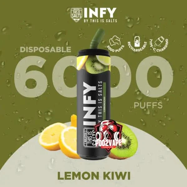 infy 6000 puffs lemon kiwi