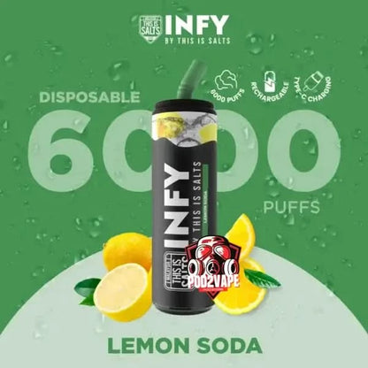 infy 6000 puffs lemon soda