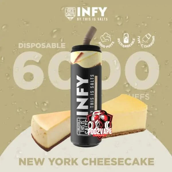 infy 6000 puffs new york cheesecake