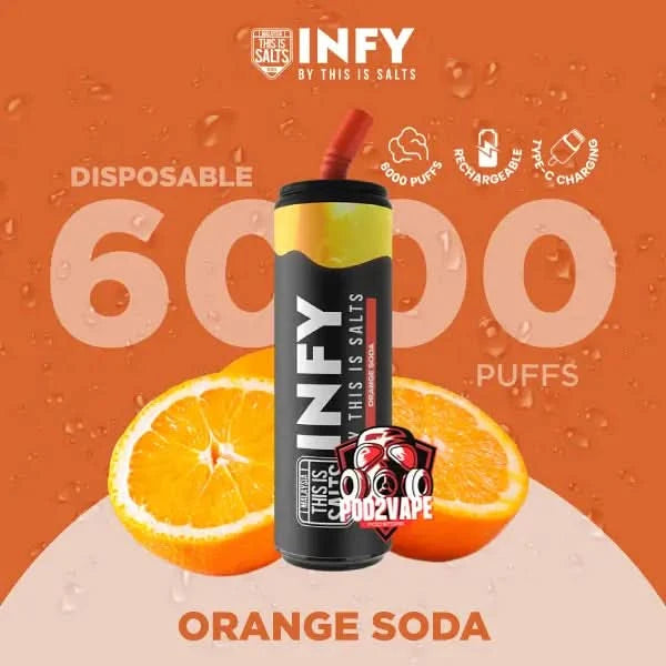 infy 6000 puffs orange soda