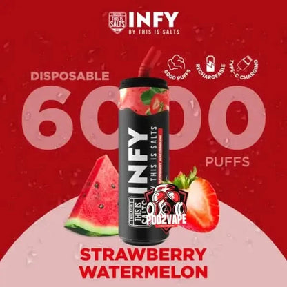 infy 6000 puffs strawberry watermelon