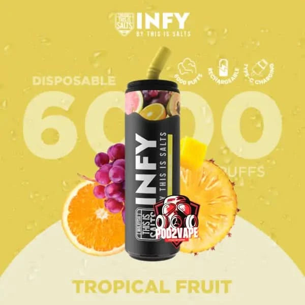 infy 6000 puffs tropical fruit