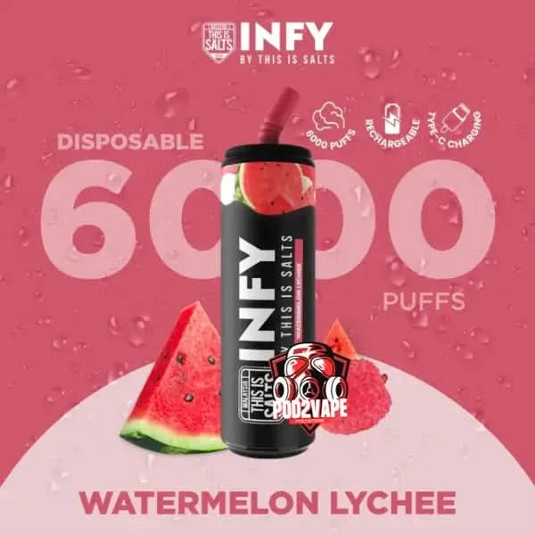 infy 6000 puffs watermelon lychee