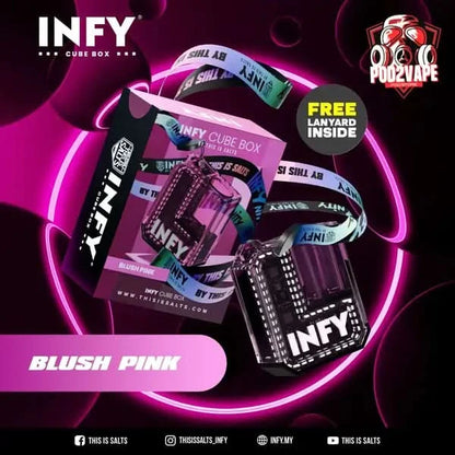 Infy cube box blush pink