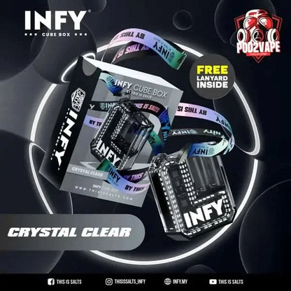 Infy cube box crystal clear