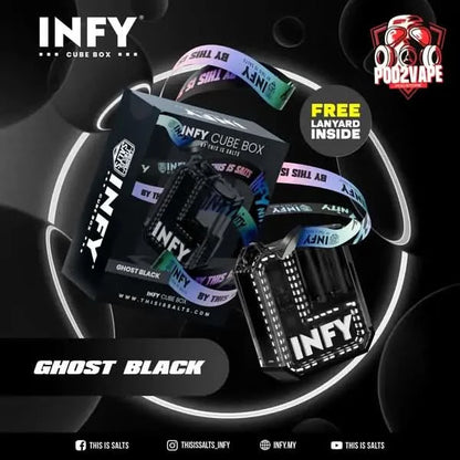 Infy cube box ghost black