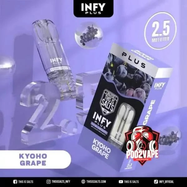 หัวพอต infy plus 2.5ml kyoho grape