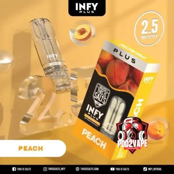 หัวพอต infy plus 2.5ml peach