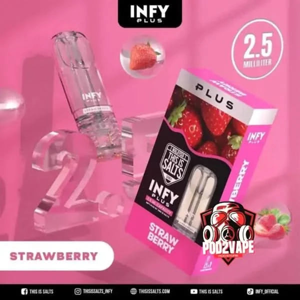 หัวพอต infy plus 2.5ml strawberry