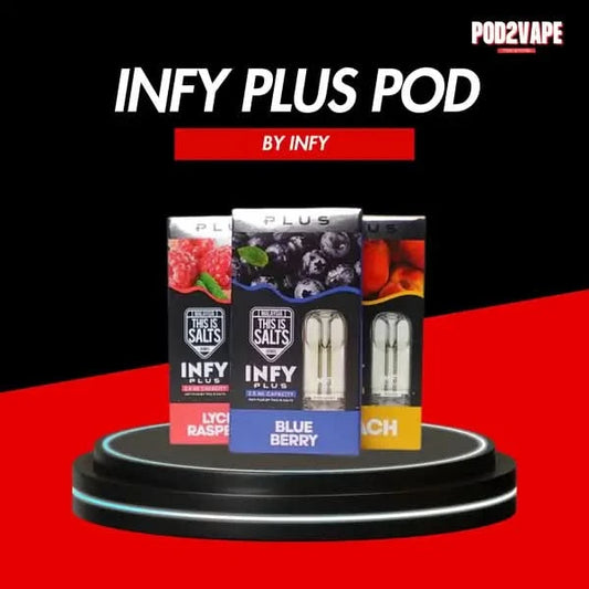 หัวพอต infy plus 2.5ml รุ่นใหม่ มีรสชาติเยอะ ทั้งผลไม้และเครื่องดื่ม
