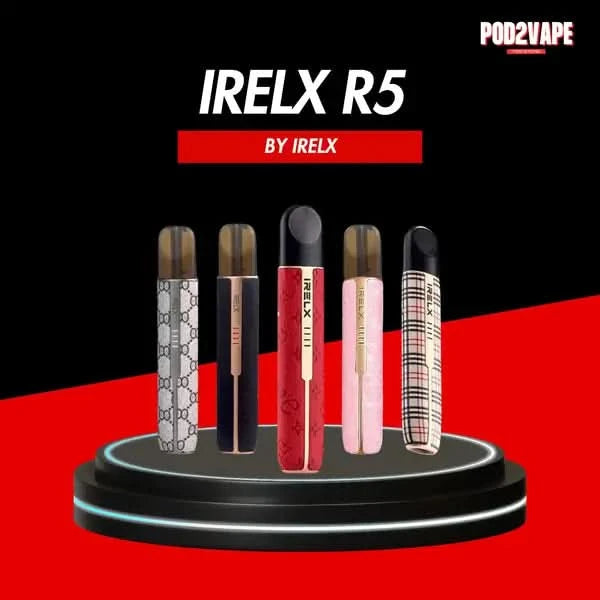Irelx r5 pod close system พอตเปลี่ยนหัวสไตส์แบรนด์เนม