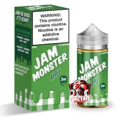 น้ำยา Jam monster freebase apple nic3
