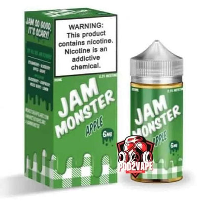น้ำยา Jam monster freebase apple nic6