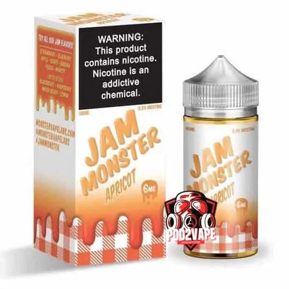 น้ำยา Jam monster freebase apricot nic6
