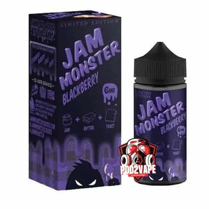 น้ำยา Jam monster freebase blackberry nic6