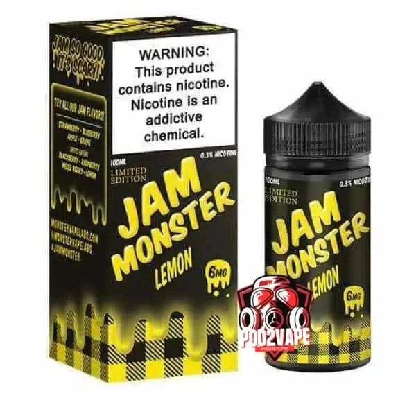 น้ำยา Jam monster freebase lemon nic6