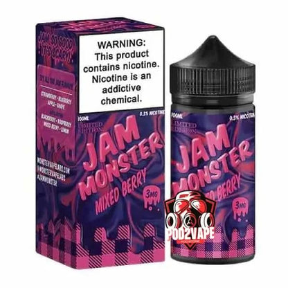 น้ำยา Jam monster freebase mixed berry nic3