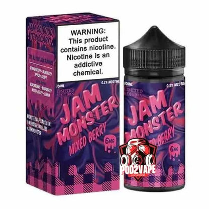 น้ำยา Jam monster freebase mixed berry nic6