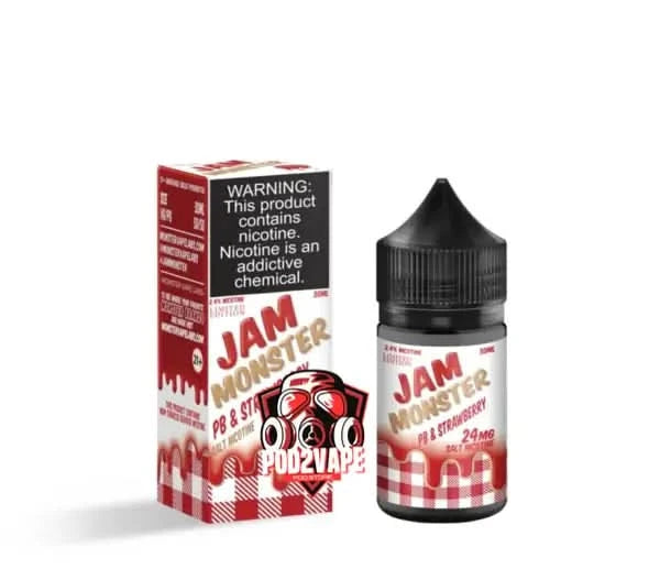 Jam monster salt nic pb strawberry nic4