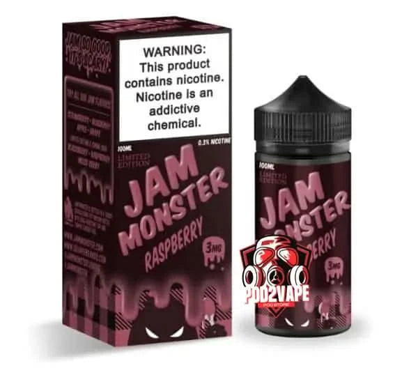 น้ำยา Jam monster freebase raspberry nic3