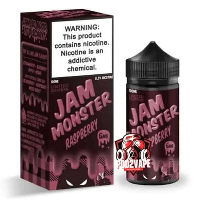 น้ำยา Jam monster freebase raspberry nic6
