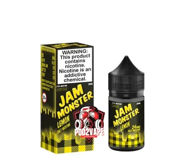 Jam monster salt nic lemon nic24