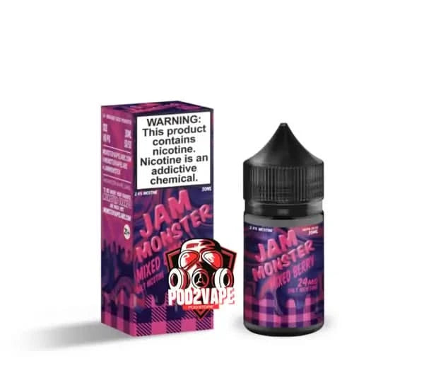 Jam monster salt nic mixed berry nic48