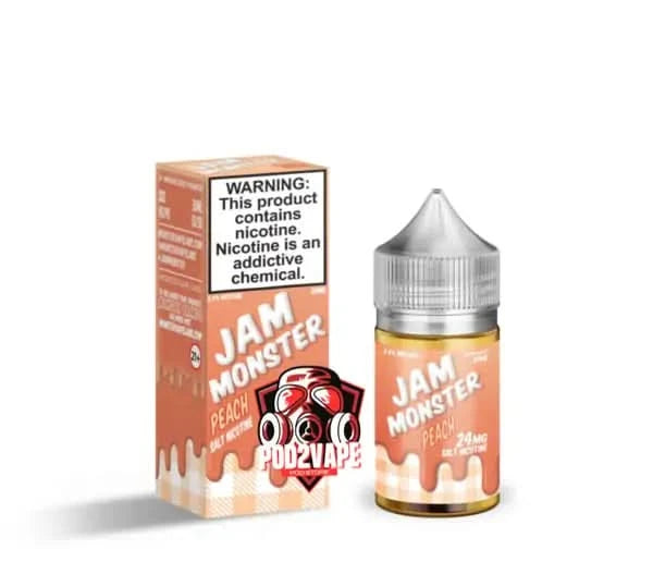 Jam monster salt nic peach nic24