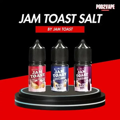 น้ำยาซอลนิค jam toast salt nic 30ml น้ำยาขนมปังปิ้งแบบใหม่ มี 3 รสชาติ