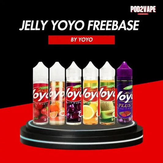 น้ำยาฟรีเบส สายผลไม้สุดฉ่ำ กับ Jelly yoyo freebase 60ml