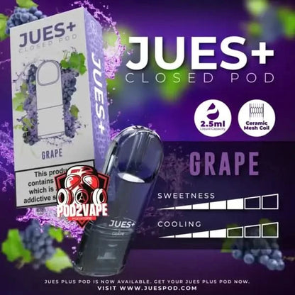 หัวพอต Jues plus 2.5ml grape