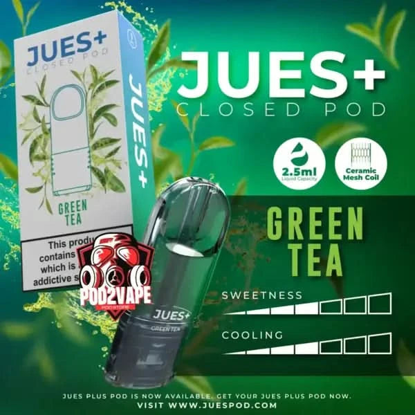หัวพอต Jues plus 2.5ml green tea