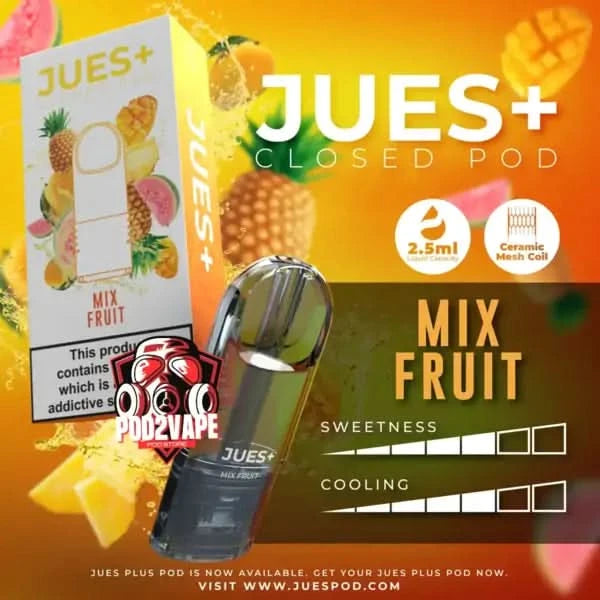 หัวพอต Jues plus 2.5ml mix fruit