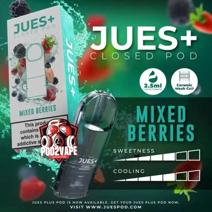หัวพอต Jues plus 2.5ml mixed berries