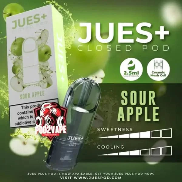 หัวพอต Jues plus 2.5ml sour apple