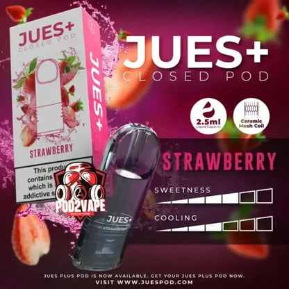 หัวพอต Jues plus 2.5ml strawberry