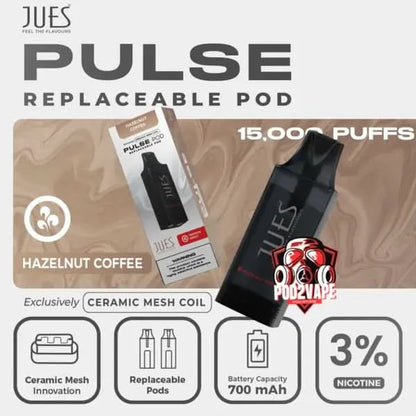 หัวพอต jues pulse 15k hazelnut coffee