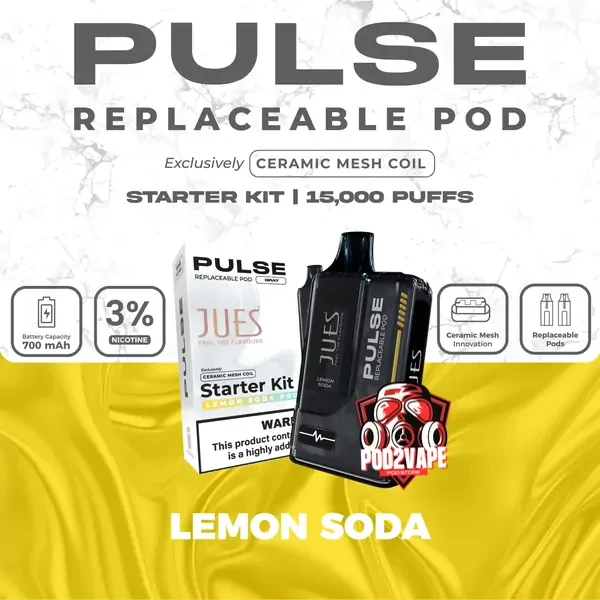 Jues pulse 15k starter kit lemon soda