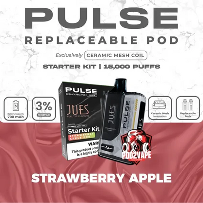 Jues pulse 15k starter kit strawberry apple
