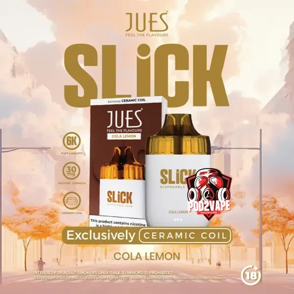Jues slick 6000 puffs cola lemon
