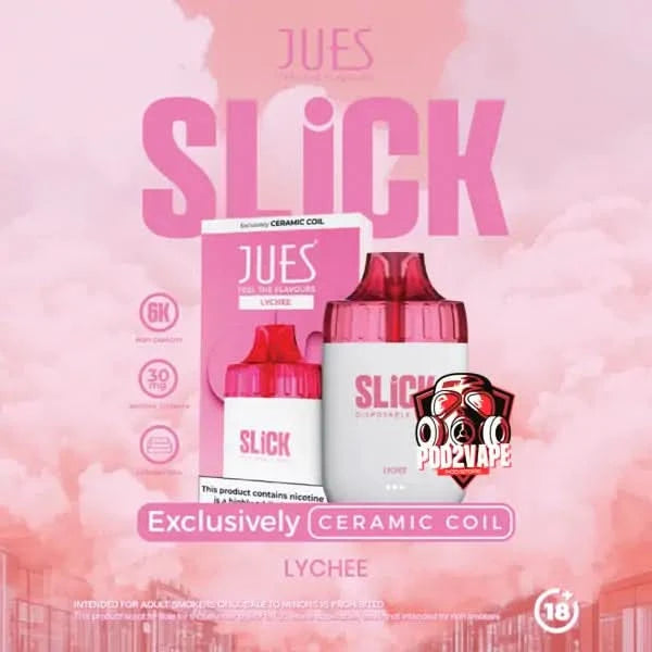 Jues slick 6000 puffs lychee
