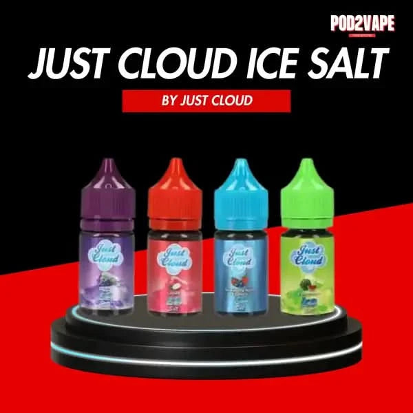 น้ำยาซอลนิค Just cloud salt nic 30ml ที่สุดของความเย็นแบบลงตัว สูบเพลิน อร่อยเหาะ