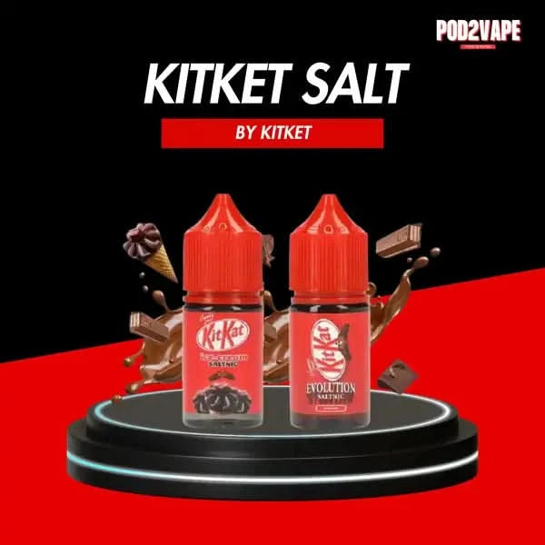 น้ำยา Kitket salt nic 30ml รสชาติช็อกโกแลต มีสูตร 2 สูตรไม่เหมือนกัน หอม หวาน