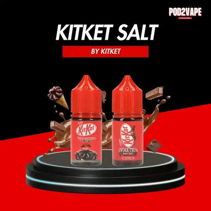 น้ำยา Kitket salt nic 30ml รสชาติช็อกโกแลต มีสูตร 2 สูตรไม่เหมือนกัน หอม หวาน