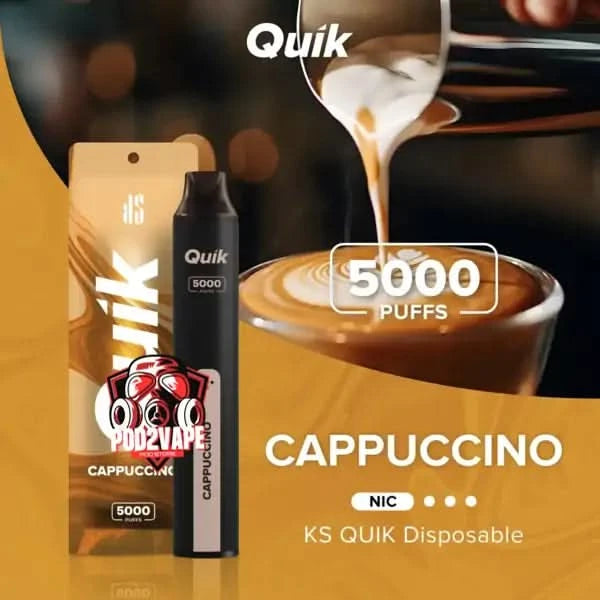 Ks quik 5000 puffs cappuccino
