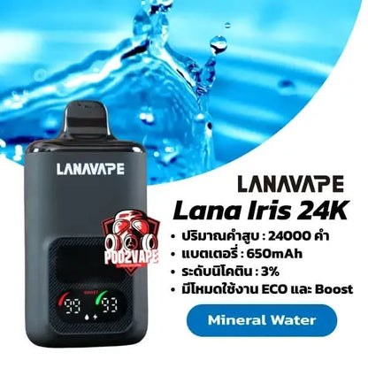 Lana iris 24k mineral water