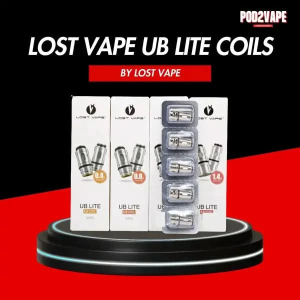 คอยล์ Lost vape ub lite coils มี 4 โอมห์ให้เลือกใช้งาน ใช้ได้ทั้งน้ำยา ฟรีเบส และ ซอลนิค
