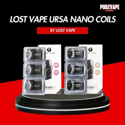 คอยล์บุหรี่ไฟฟ้า Lost vape ursa nano coils มี 4 โอมห์คอยล์ให้เลือกใช้งาน